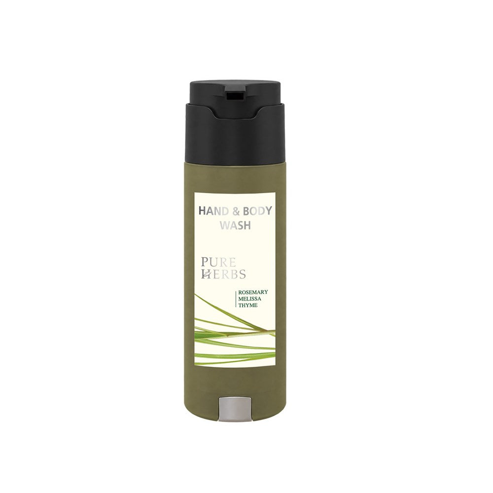 Pure Herbs Hand & Body Wash in SHAPE MINI Dispenser, 200ml