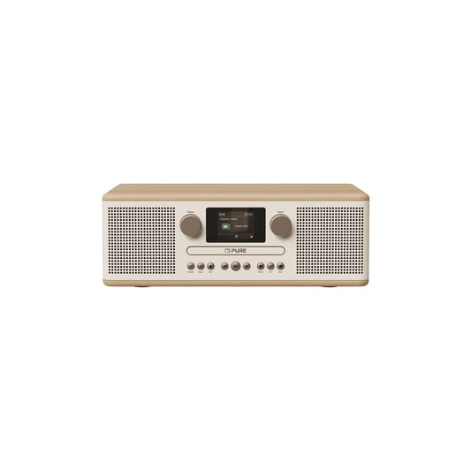 Pure Music System Classic C-D6, Radio, CD Player, Cotton White