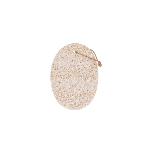 Pure White Loofah Massage Pad, White Box