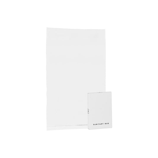Pure White Sanitary Bag, White Box