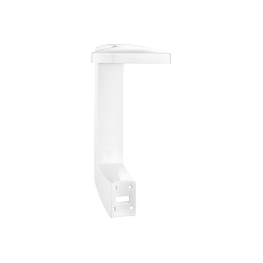 Press + Wash Single Wall Holder, Adhesive, White