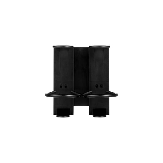 Rituals Double Wall Holder, Screw-On and Adhesive, Black