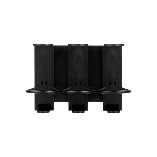 Rituals Triple Wall Holder, Screw-On and Adhesive, Black
