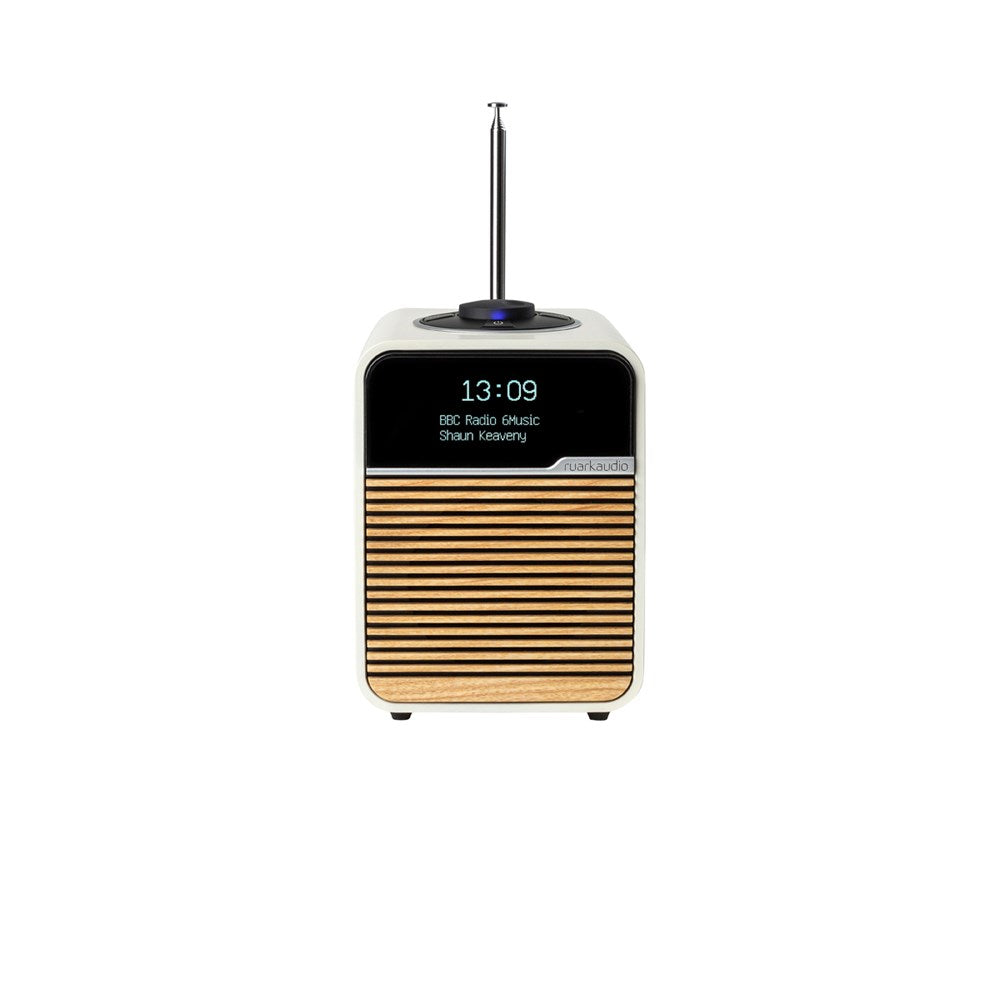 Ruark Bluetooth Radio Alarm Speaker R1 Mk4, Compact, Cream