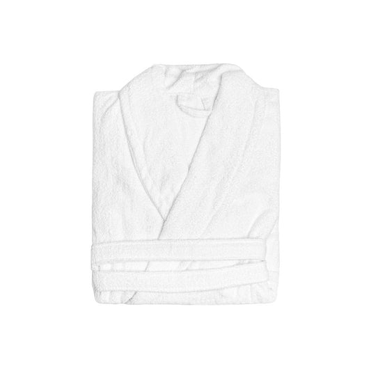 Simba Bathrobe Executive Terry Cotton, Adult Size, 475gsm, White