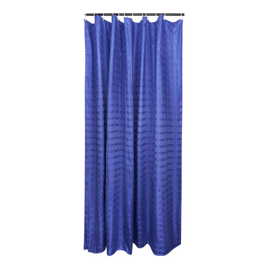 Simba Shower Curtain Box Stripe, 100% Polyester, Navy