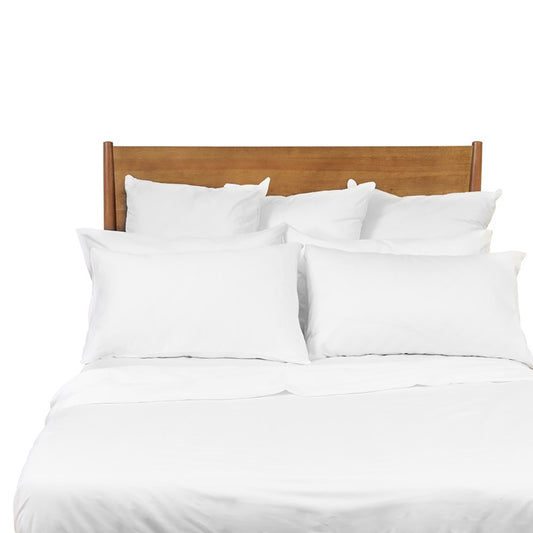 Simba Flat Sheet Classic, 60/40 Cotton Poly, Queen, 160gsm