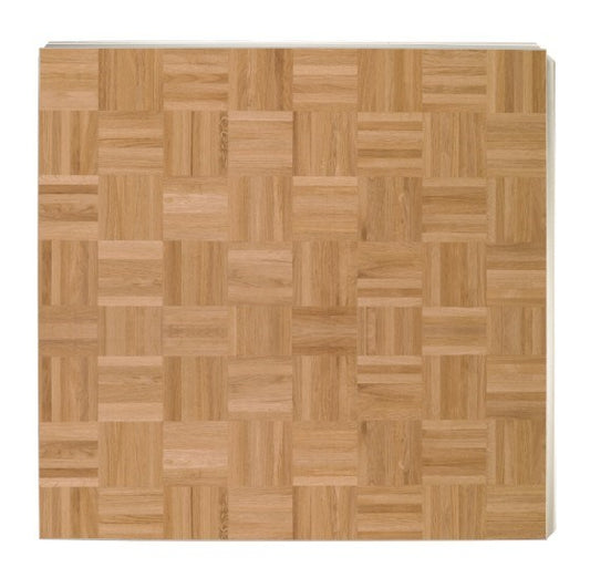SKS Dance Floor Panel, 922x922mm, Basket Weave, Oakwood Parquet