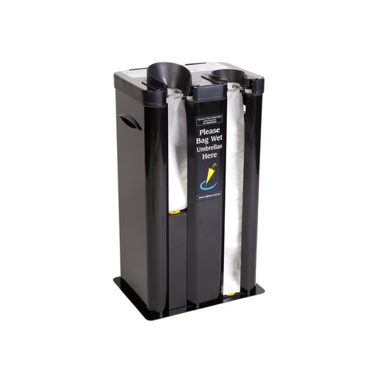 Dual Wet Umbrella Bagging Machine, Black