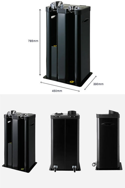 Dual Wet Umbrella Bagging Machine, Black