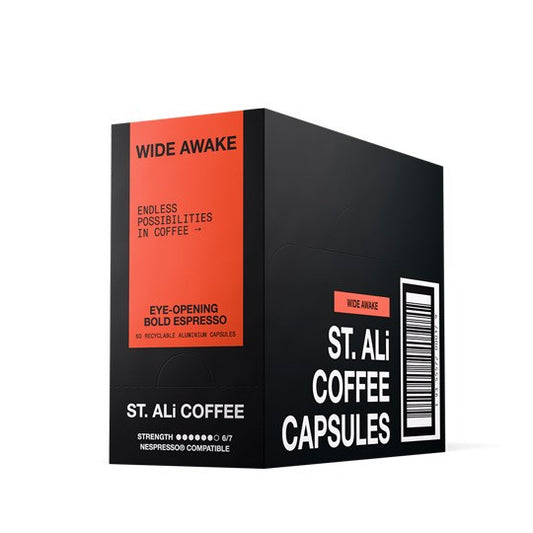 ST. ALi Dark Espresso Capsules Wide Awake, Intensity 10/13