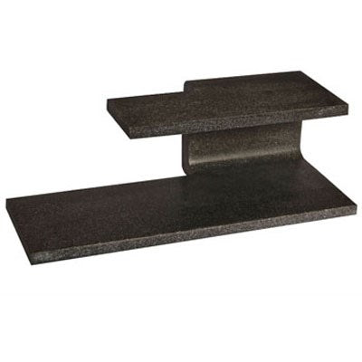 Amenity Stand, 2-Tier, Rectangle, Granite