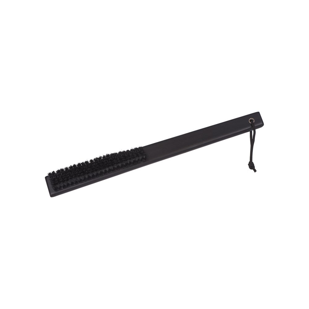 Premium Clothes Brush with Hang Strap, 38cm, Black Wood