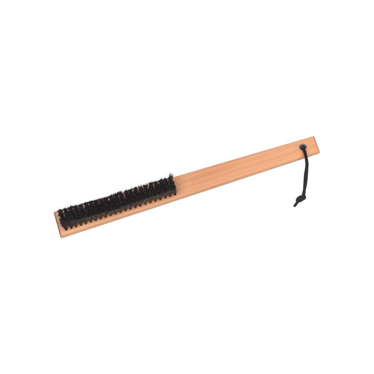 Premium Clothes Brush with Hang Strap, 38cm, Light Wood
