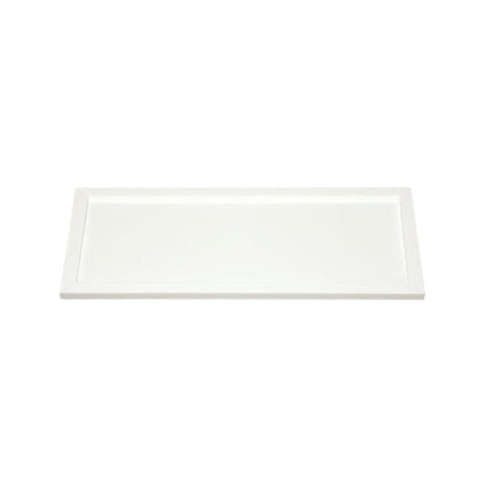 Presentation Tray, Acrylic, Rectangle, White