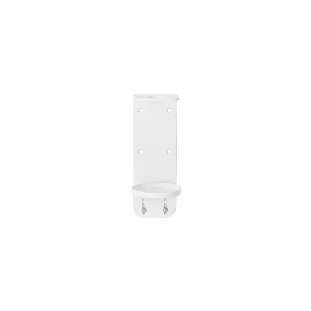 Single Wall Holder, Suits 500ml Bottles, Matt White