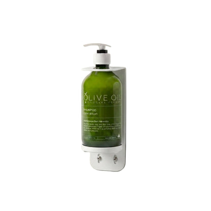 Single Wall Holder, Suits 500ml Bottles, Matt White