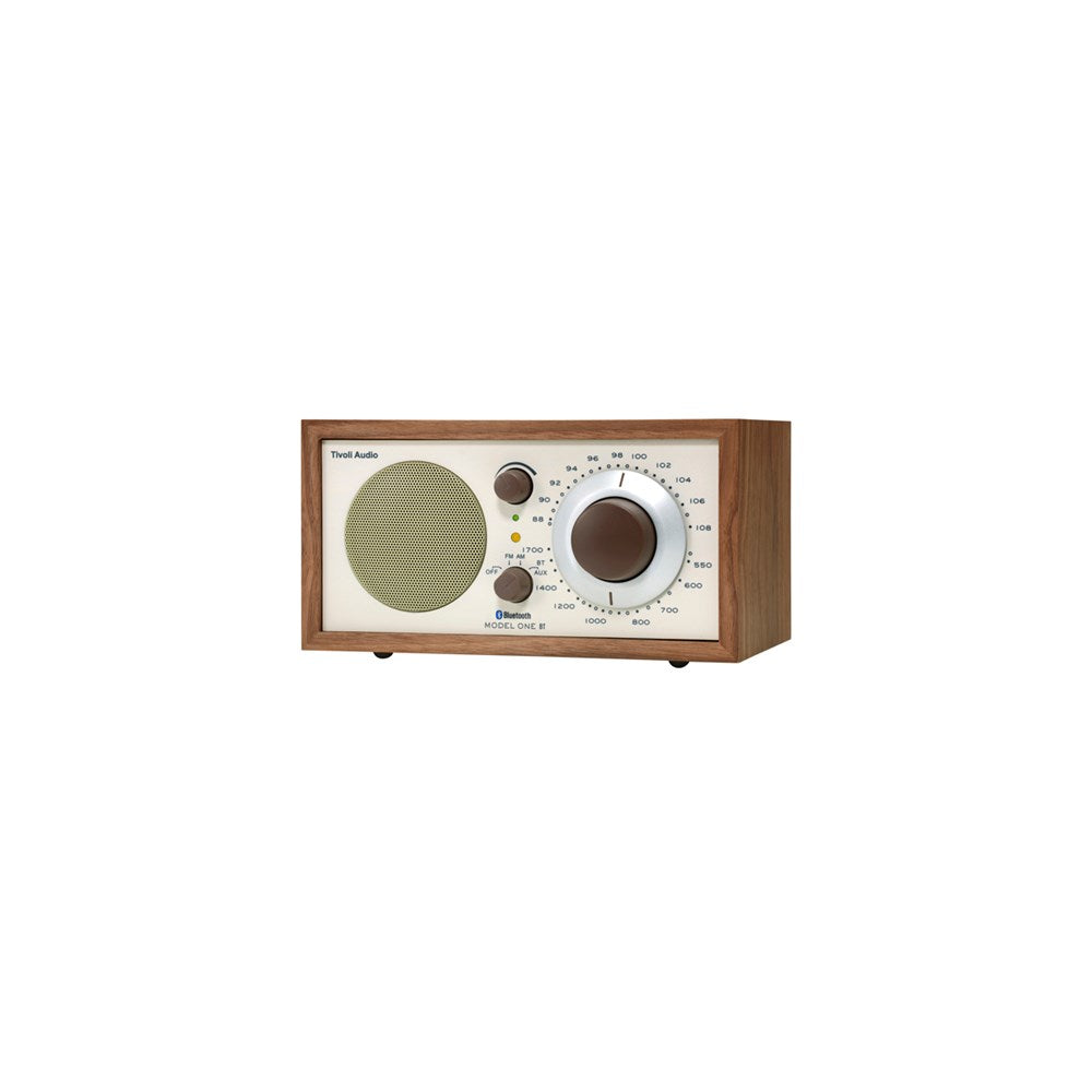 Tivoli Audio Bluetooth Radio Speaker Model One BT, Walnut/Beige
