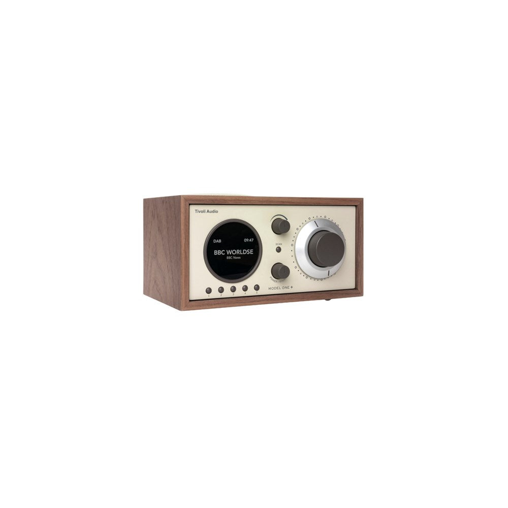 Tivoli Audio Bluetooth Alarm Radio Model One+, Walnut/Beige