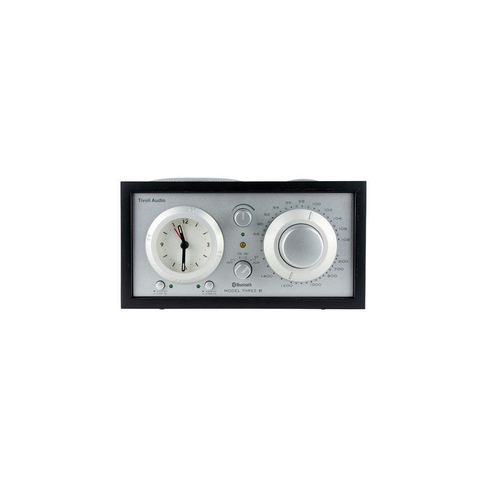 Tivoli Audio Bluetooth Alarm Radio Model Three BT, Black/Silver