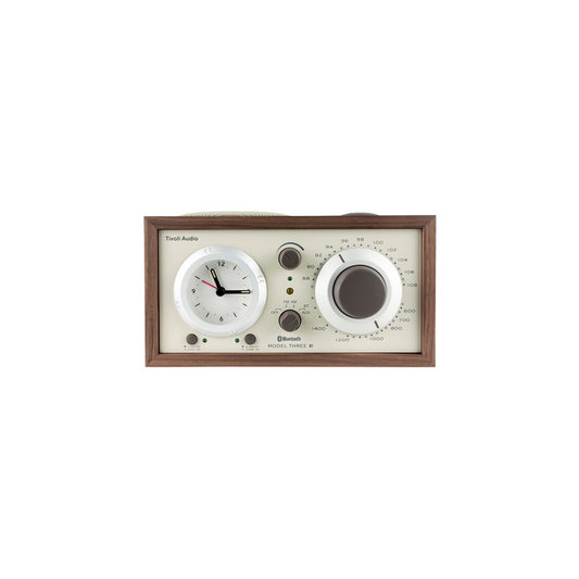 Tivoli Audio Bluetooth Alarm Radio Model Three BT, Walnut/Beige