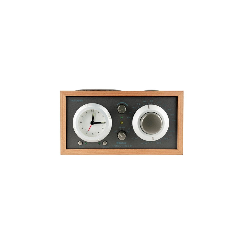 Tivoli Audio Bluetooth Alarm Radio Model Three BT, Cherry/Taupe