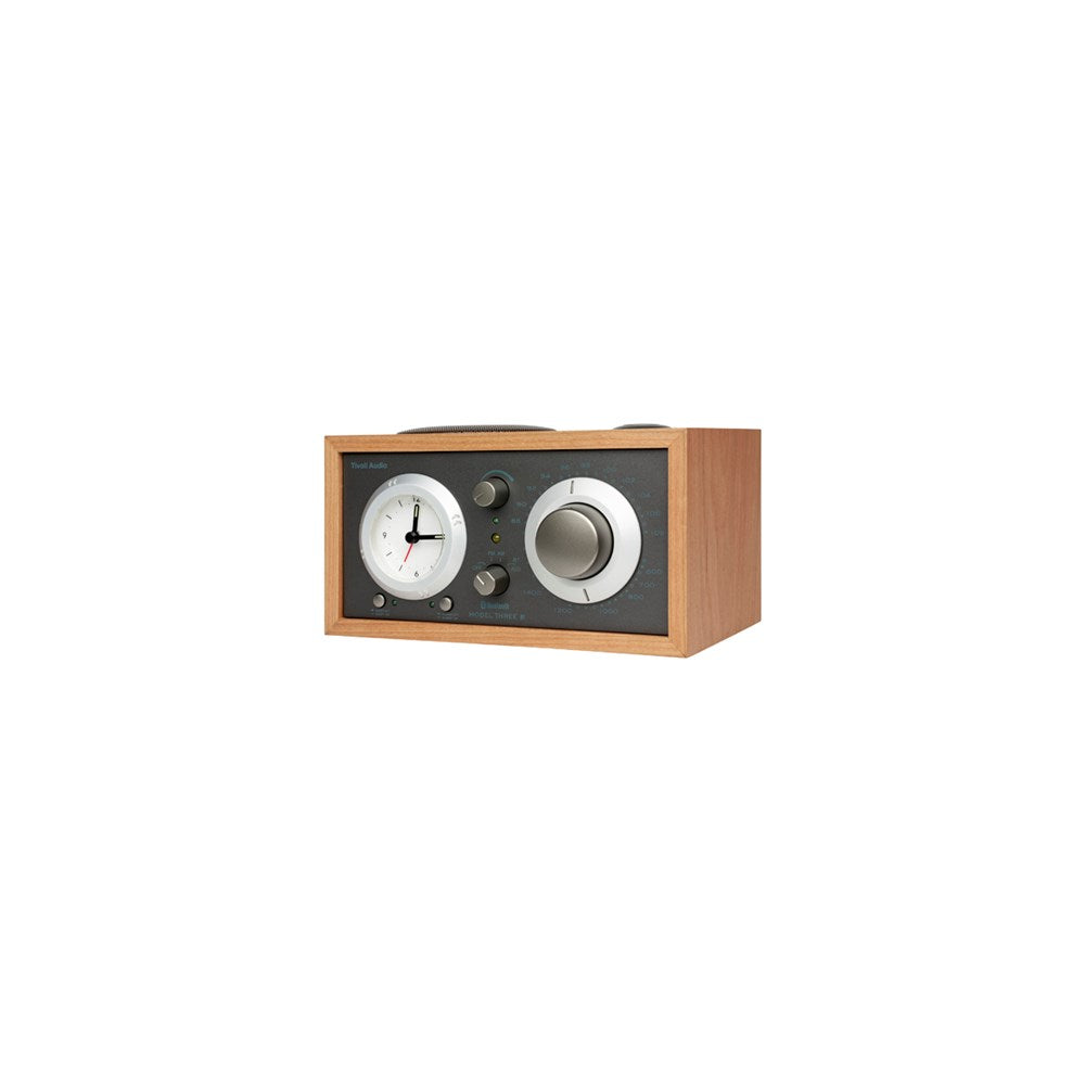 Tivoli Audio Bluetooth Alarm Radio Model Three BT, Cherry/Taupe