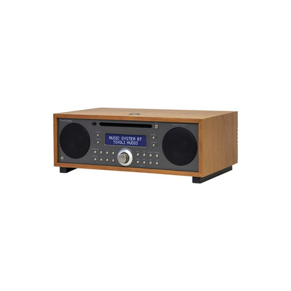 Tivoli Audio Bluetooth Alarm Radio CD Music System+, Cherry/Taupe