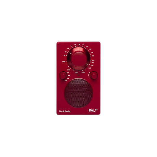 Tivoli Audio Bluetooth Radio Speaker PAL BT, Red