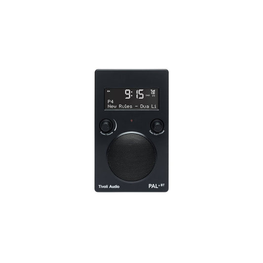 Tivoli Audio Bluetooth Radio Speaker PAL+ BT, Alarm Clock, Black