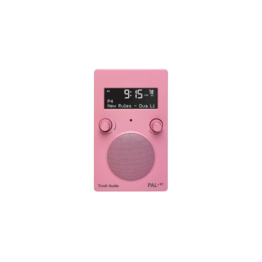 Tivoli Audio Bluetooth Radio Speaker PAL+ BT, Alarm Clock, Pink