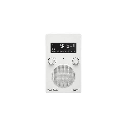 Tivoli Audio Bluetooth Radio Speaker PAL+ BT, Alarm Clock, White