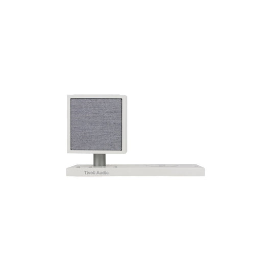 Tivoli Audio Bluetooth Speaker Revive, Wireless Charger, White/Grey