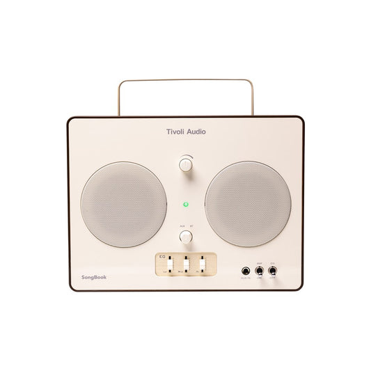 Tivoli Audio Bluetooth Speaker Songbook, Built-In Battery, Cream/Brown