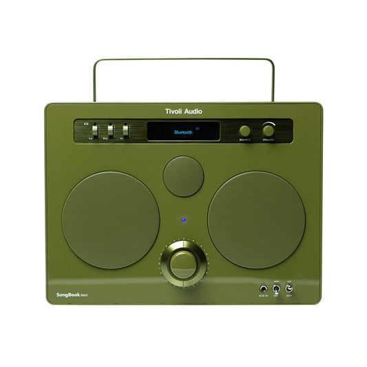 Tivoli Audio Bluetooth Radio Speaker Songbook Max, Built-In Battery, Green