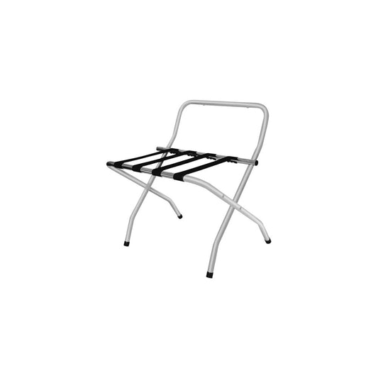 Chef Inox Folding Luggage Rack, 4 Straps, Chrome Frame