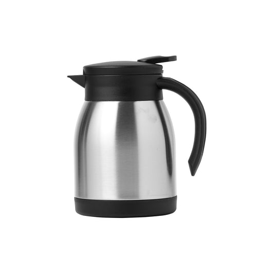 Chef Inox Serve Jug, 600ml, with Flat Lid, Stainless Steel, Satin