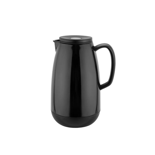 Chef Inox Event Vacuum Jug, 1L, with Push Lid, SS, Black