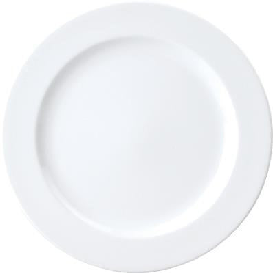 Royal Porcelain Flat Rim Plate CHELSEA, 240mm, Vitrif. Porcelain