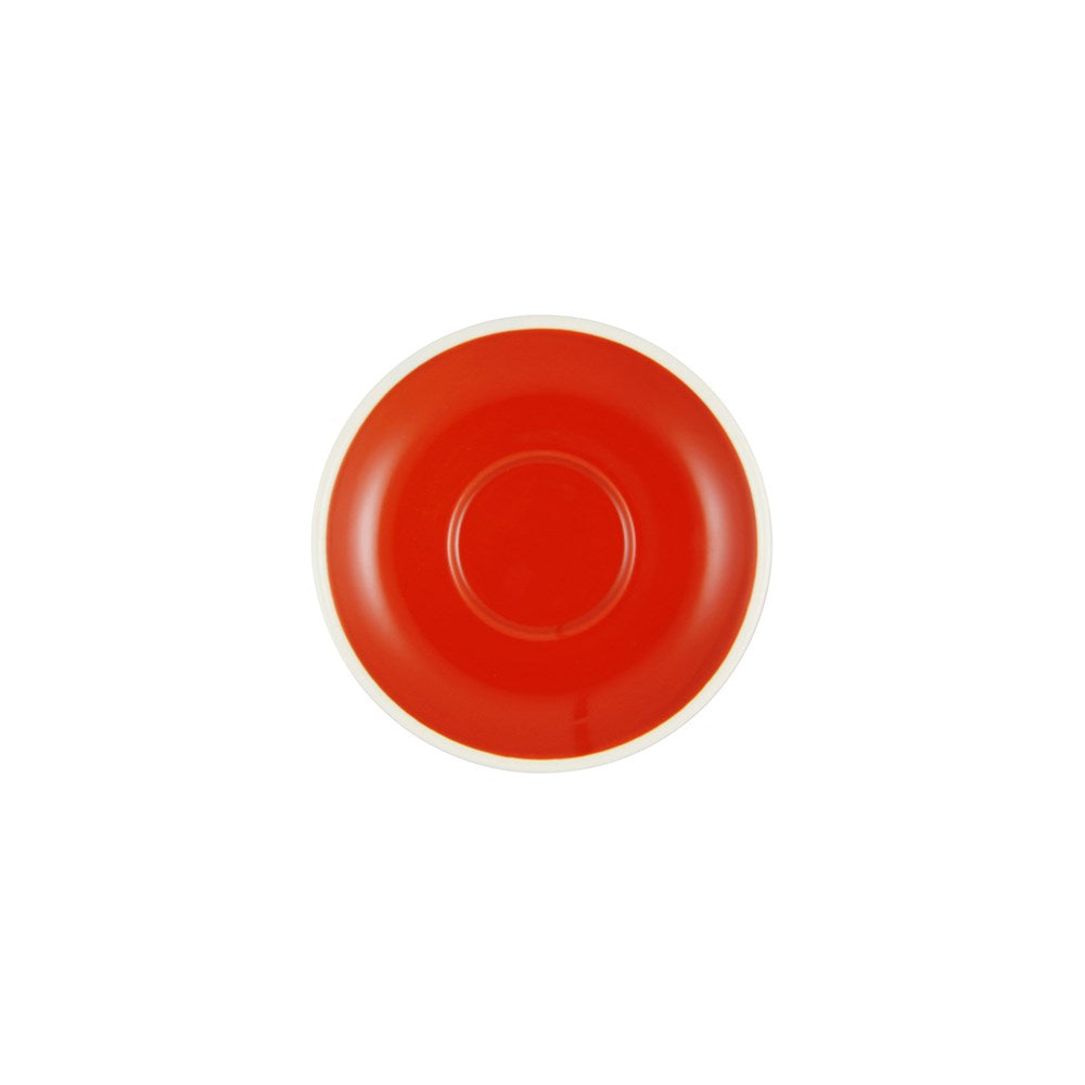 Brew Espresso Saucer CHILLI, 120mm, Vitrified Porcelain, Red