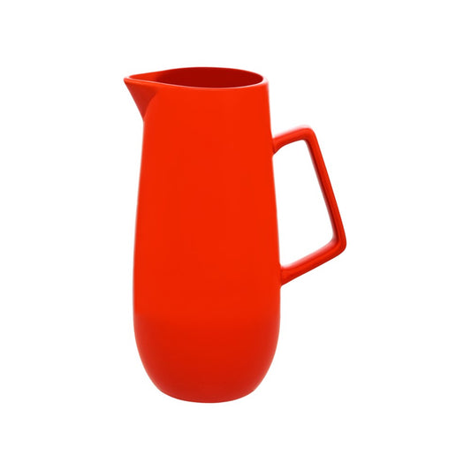 Brew Water Jug CHILLI, 1.2L, Vitrified Porcelain, Red