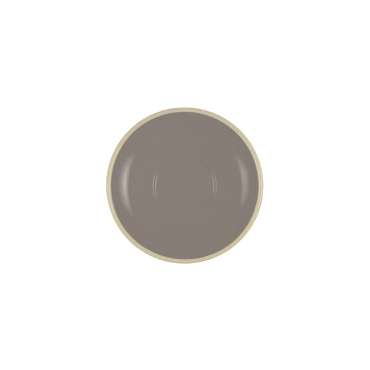 Brew Espresso Saucer FRENCH GREY, 120mm, Vitrif. Porcelain, Grey