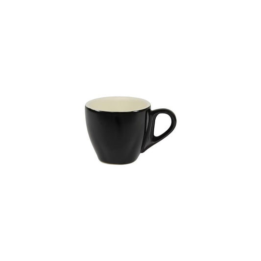 Brew Espresso Cup ONYX, 90ml, Vitrified Porcelain, Black