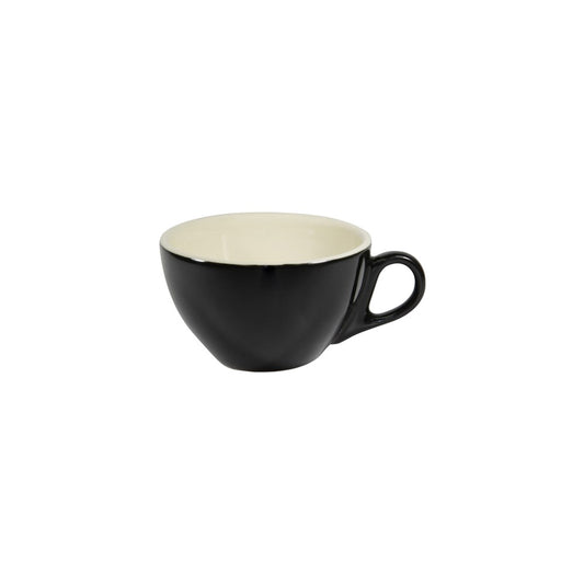 Brew Cappuccino Cup ONYX, 220ml, Vitrified Porcelain, Black