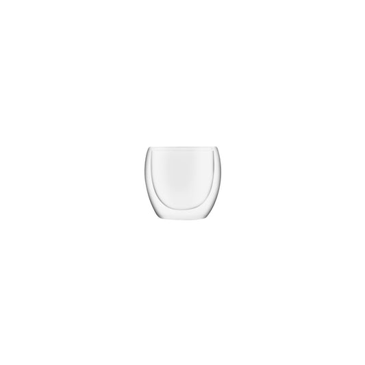 Brew Double Wall Glass INFUSION, 80ml, Borosilicate Glass, 2pcs