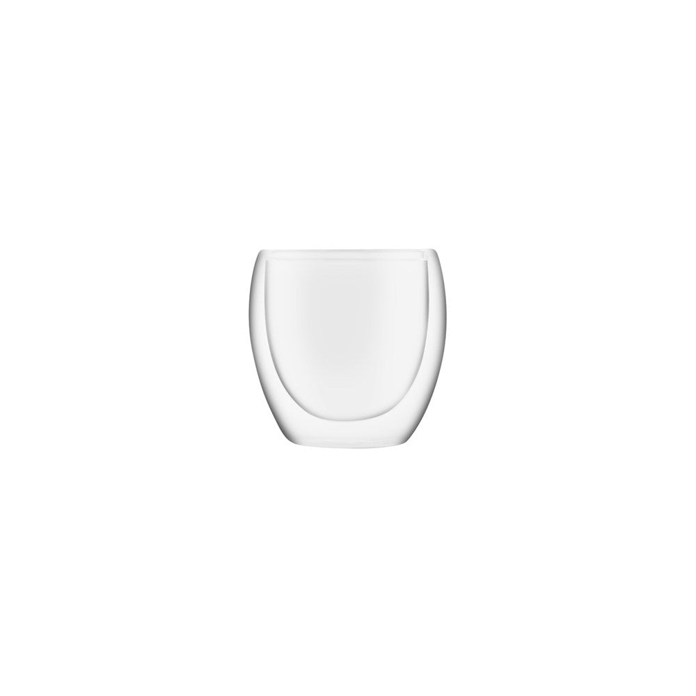 Brew Double Wall Glass INFUSION, 220ml, Borosilicate Glass, 2pcs