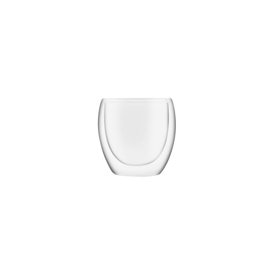 Brew Double Wall Glass INFUSION, 220ml, Borosilicate Glass, 2pcs