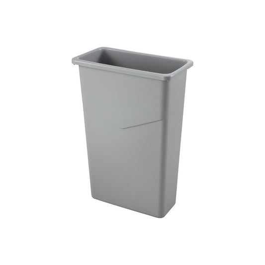 Jiwins Slim Bin, 75.7L, Rectangle, Polyethylene, Light Grey