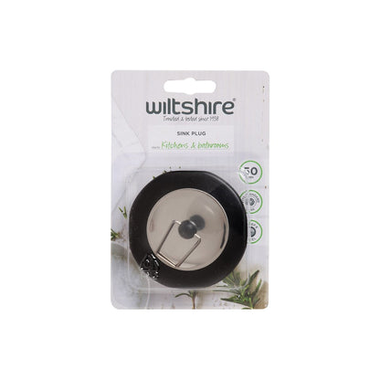 Wiltshire Sink Plug, 52mm, Stainless Steel & Rubber