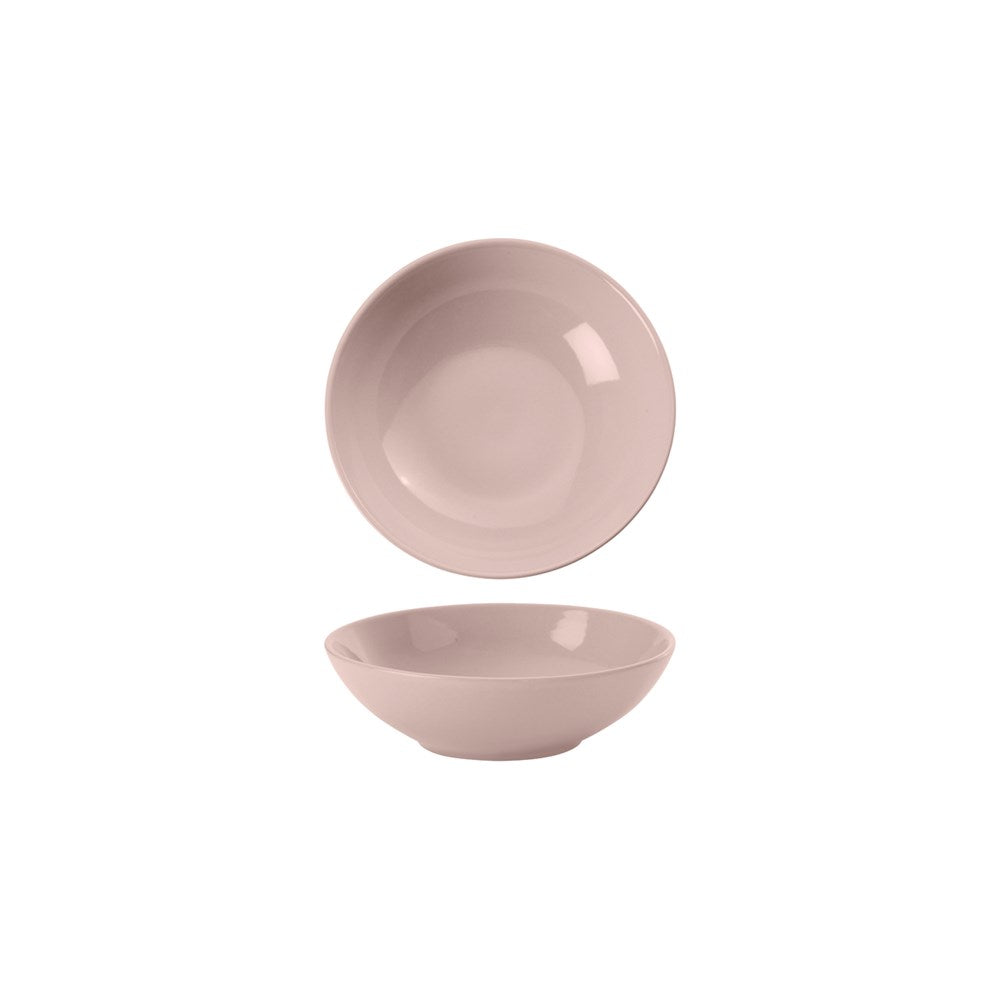 Wiltshire Coupe Bowl CLAY, 180mm, Glazed Stoneware, 4pc Set